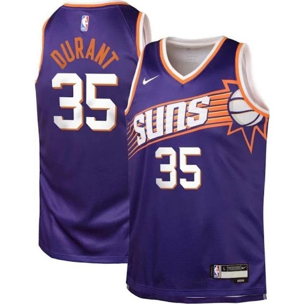 NWT Nike Kevin‎ Durant 35 Youth Jersey Purple Phoenix Suns Swingman L(14/16) NWT